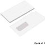 White Window Envelop 10" x 4.5" (Box of 250 Nos)